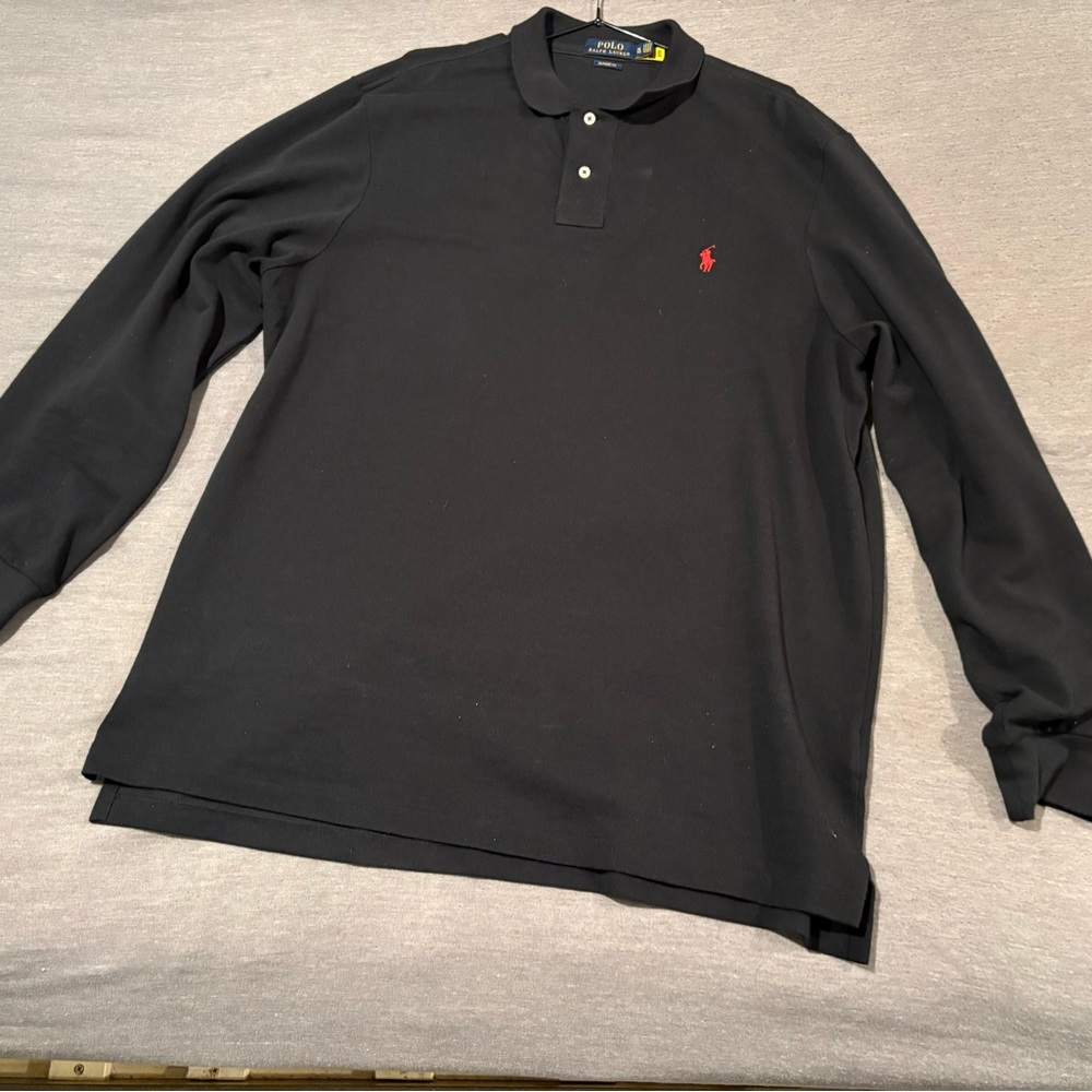 Polo Ralph Lauren Black Classic fit Men's Polo Shirt (Like new)